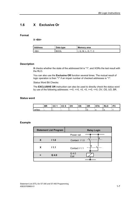 Statement List (STL) - DCE FEL ČVUT v Praze