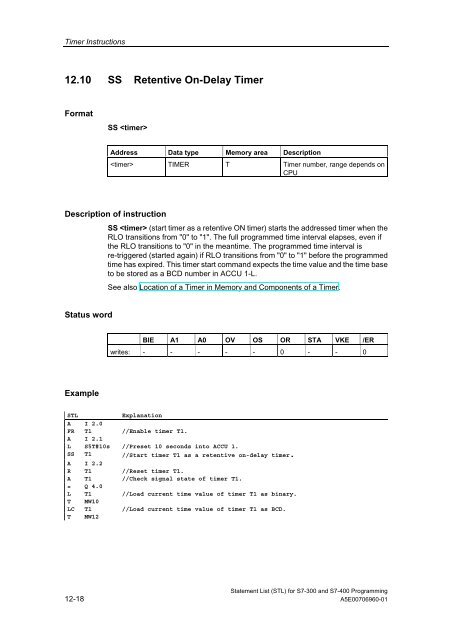 Statement List (STL) - DCE FEL ČVUT v Praze