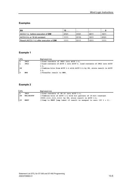 Statement List (STL) - DCE FEL ČVUT v Praze