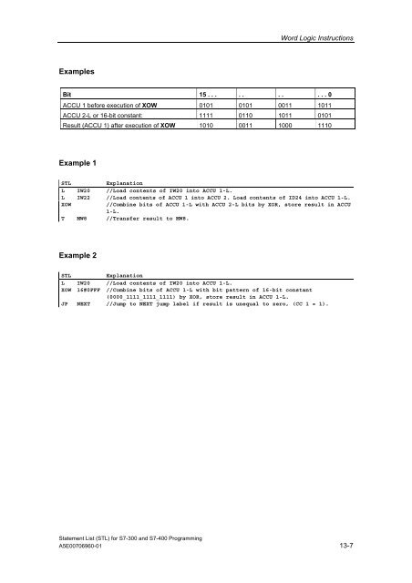 Statement List (STL) - DCE FEL ČVUT v Praze