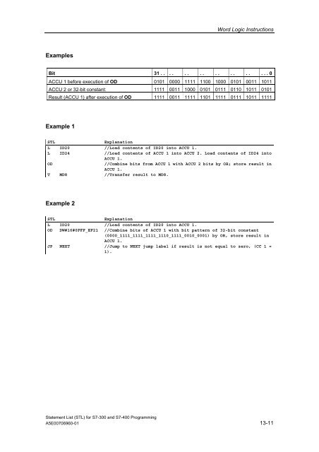 Statement List (STL) - DCE FEL ČVUT v Praze