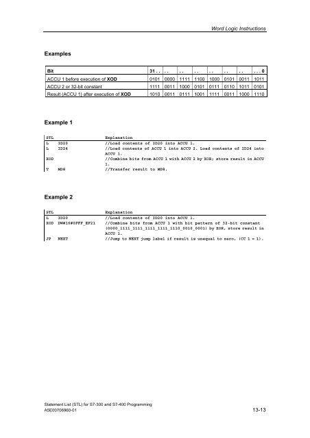 Statement List (STL) - DCE FEL ČVUT v Praze