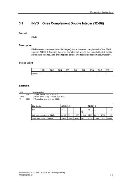 Statement List (STL) - DCE FEL ČVUT v Praze