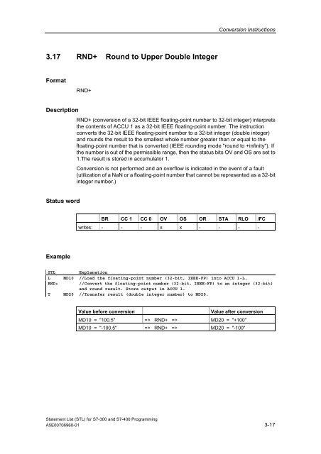 Statement List (STL) - DCE FEL ČVUT v Praze