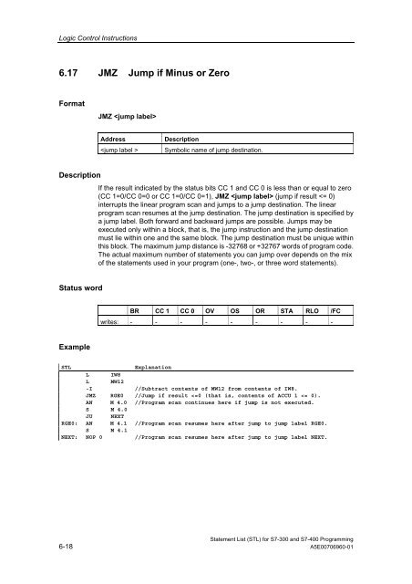 Statement List (STL) - DCE FEL ČVUT v Praze