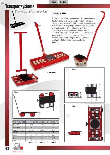 Katalog Hebezeuge - B. Glettenberg GmbH