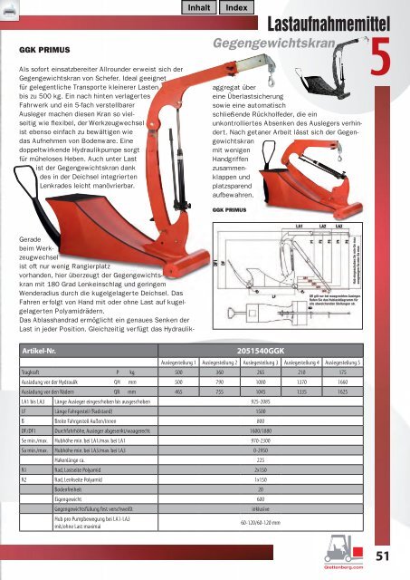 Katalog Hebezeuge - B. Glettenberg GmbH