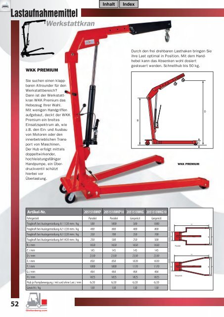 Katalog Hebezeuge - B. Glettenberg GmbH