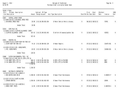 August 6, 2012 â Packet - Borough of Hightstown