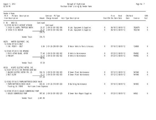 August 6, 2012 â Packet - Borough of Hightstown