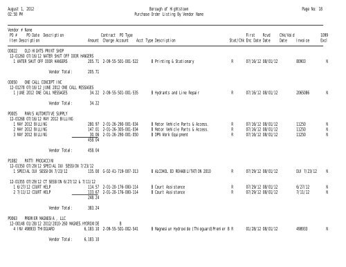 August 6, 2012 â Packet - Borough of Hightstown