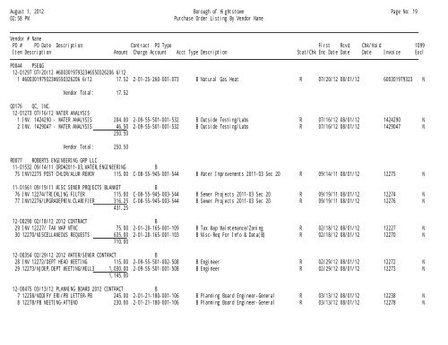 August 6, 2012 â Packet - Borough of Hightstown