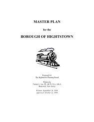 Borough of Hightstown Master Plan