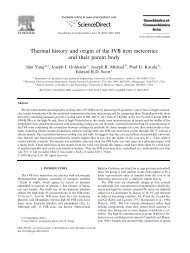 Thermal history and origin of the IVB iron meteorites and their parent ...