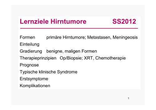 Hirntumor