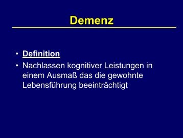 Alzheimer-Demenz