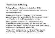 Subarachnoidalblutung