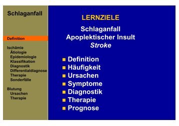 Schlaganfall der