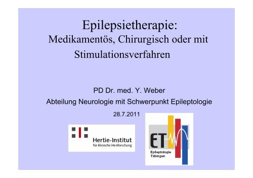 Epilepsietherapie: