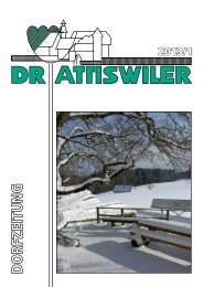 Ausgabe 1/2013 - Gemeinde Attiswil