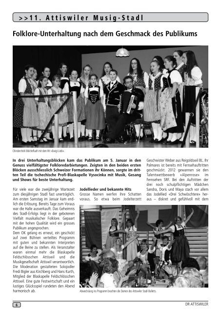 Ausgabe 1/2013 - Gemeinde Attiswil