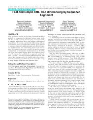 Fast and Simple XML Tree Differencing by Sequence Alignment