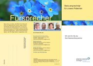Patientenfürsprecher (pdf) - Kreiskliniken Esslingen