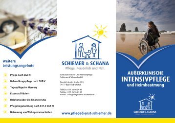 INTENSIVPFLEGE - Schiemer & Schana