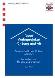Gemeinschaftliches Wohnen in Hessen: Verzeichnis der Projekte ...