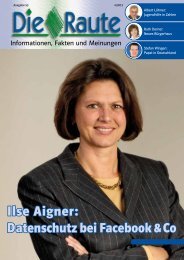 Ilse Aigner: Datenschutz bei Facebook & Co - Csu-neumarkt.de