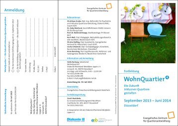 September 2013 bis Juni 2014 - Diakonie Rheinland-Westfalen-Lippe