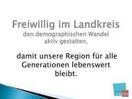 Präsentation der Freiwilligen Agentur Marburg ... - Bad Endbach