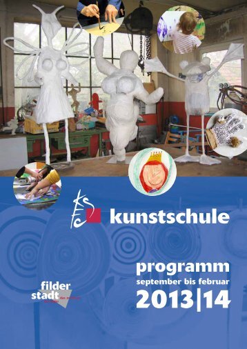 Programmheft der Kunstschule - Stadt Filderstadt