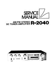 click here to download the service manual of the R-2040 in pdf format