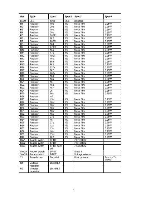 Tannoy Sytem 600A service manual (PDF format)