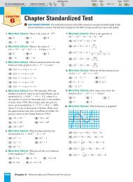 Chapter 6 Standardized Test 392-393 - Hilbert School District