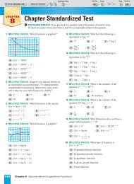 Chapter 8 Std. Test pages 528-529