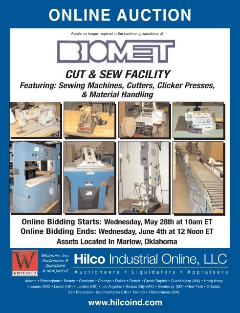 ONLINE AUCTION - Hilco Industrial