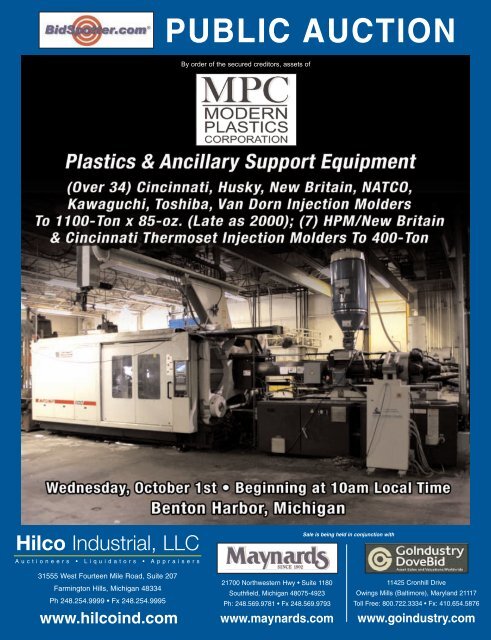 PUBLIC AUCTION - Hilco Industrial