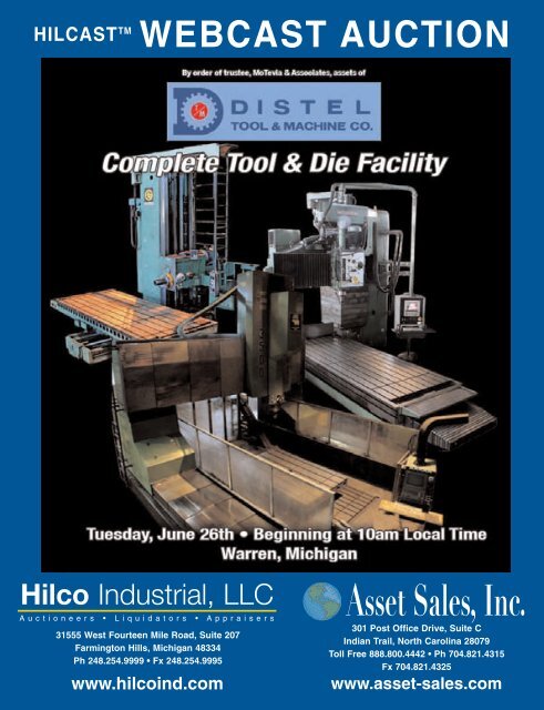 Asset Sales, Inc. - Hilco Industrial