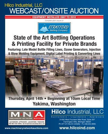 Featuring: Late Model Bottle Filling - Hilco Industrial
