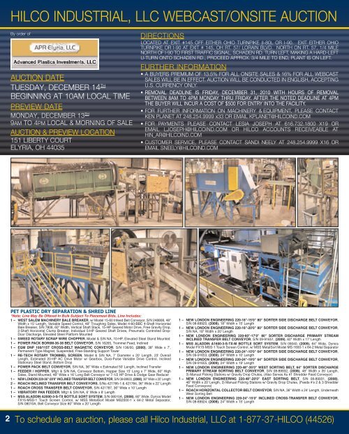 Download Brochure - Hilco Industrial