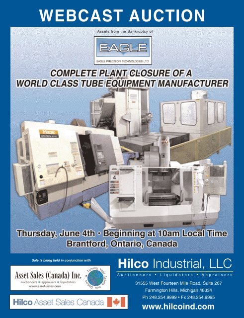 Webcast Auction Hilco Industrial