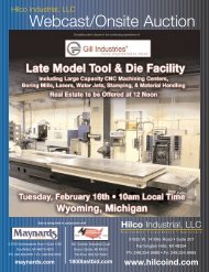 Webcast/Onsite Auction - Hilco Industrial