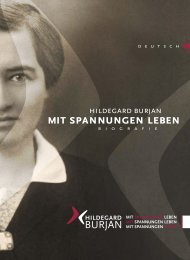 mit spannungen leben - Hildegard Burjan