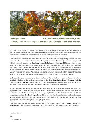 Rundbrief November-Dezember 2011 - Hildegard Lucae