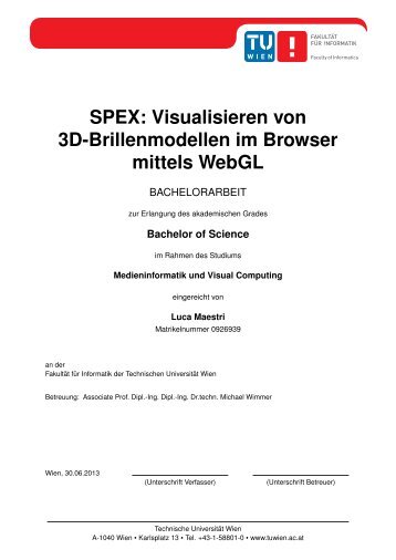 thesis - Technische Universität Wien