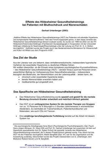 H&K kurz - Hildesheimer Gesundheitstraining