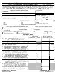 SUBCONTRACTING REPORT FOR INDIVIDUAL CONTRACTS ...