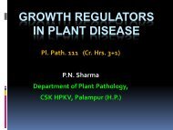 Lecture No. 6b:- Pl Path 111- Growth Regulators in Plant Disease